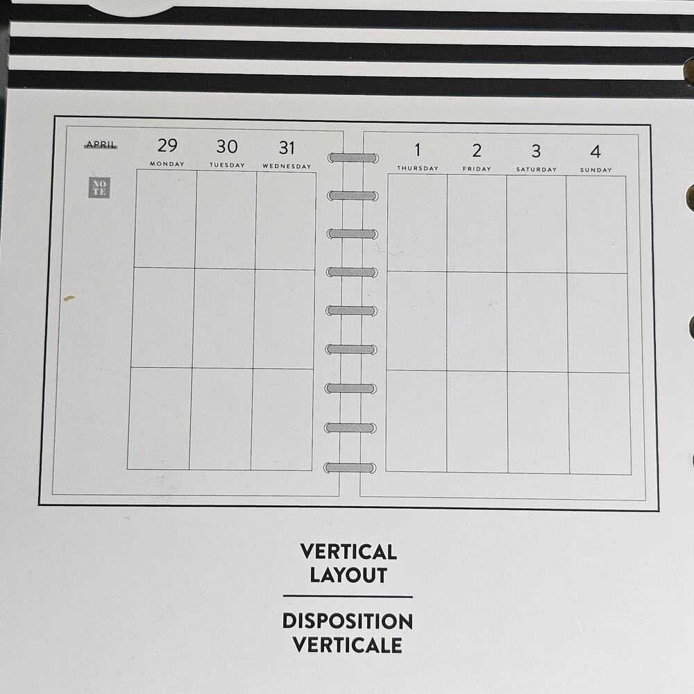 Happy Planner Surround Yourself with Beauty Classic Vertical 18 Mo July2021-2022 - Picture 5 of 6